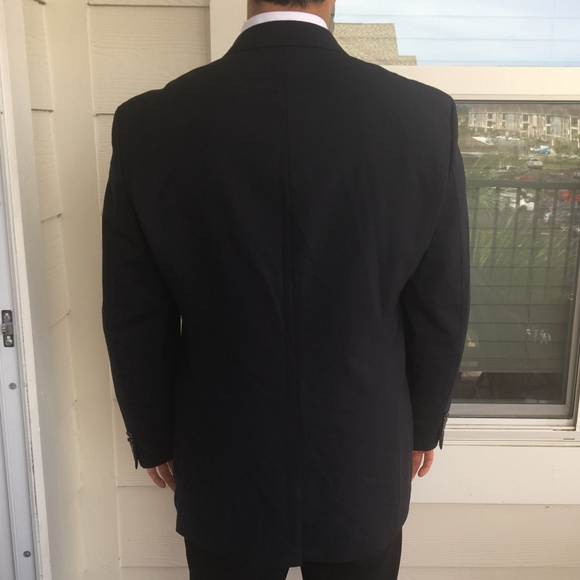 HUGO BOSS Dark Blue Blazer Size 44R - Picture 4 of 8